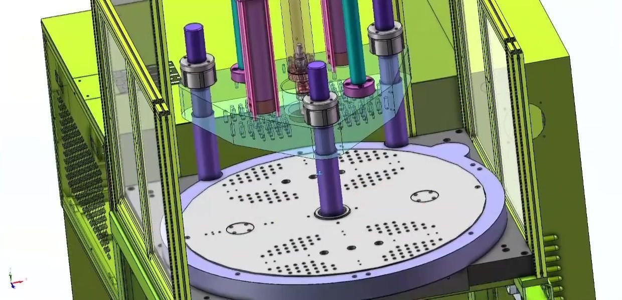 Vertical Rotary Table Injection Molding Machine-High Precision 3D model_19