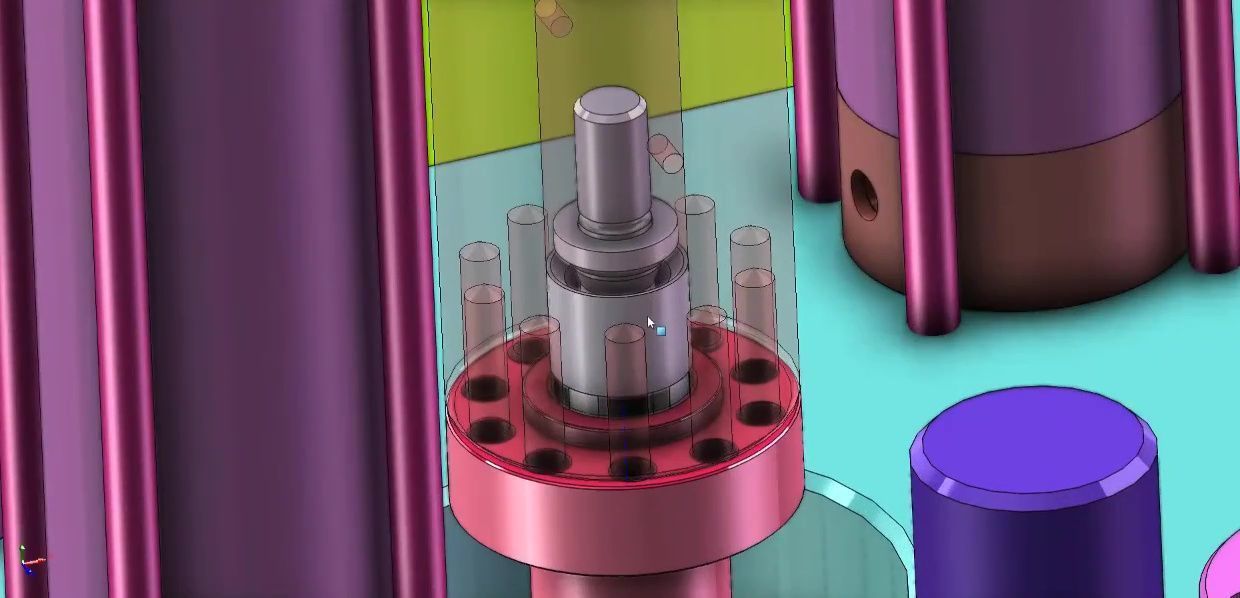 Vertical Rotary Table Injection Molding Machine-High Precision 3D model_5