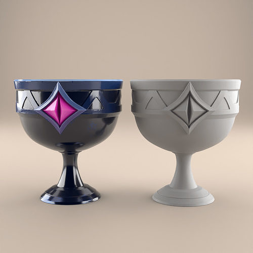 Fantasy Chalice planter urn candy container candle holder 3D print model