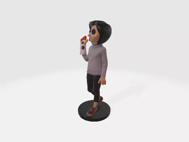 Coraline Othermother 3D print model_1