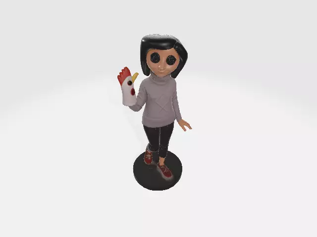 Coraline Othermother 3D print model_4