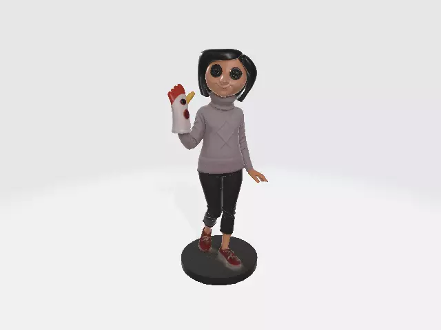 Coraline Othermother 3D print model_0