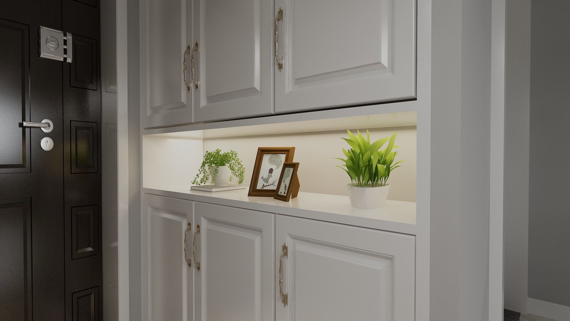 Living and Dining Room Combo Design 3D model_8