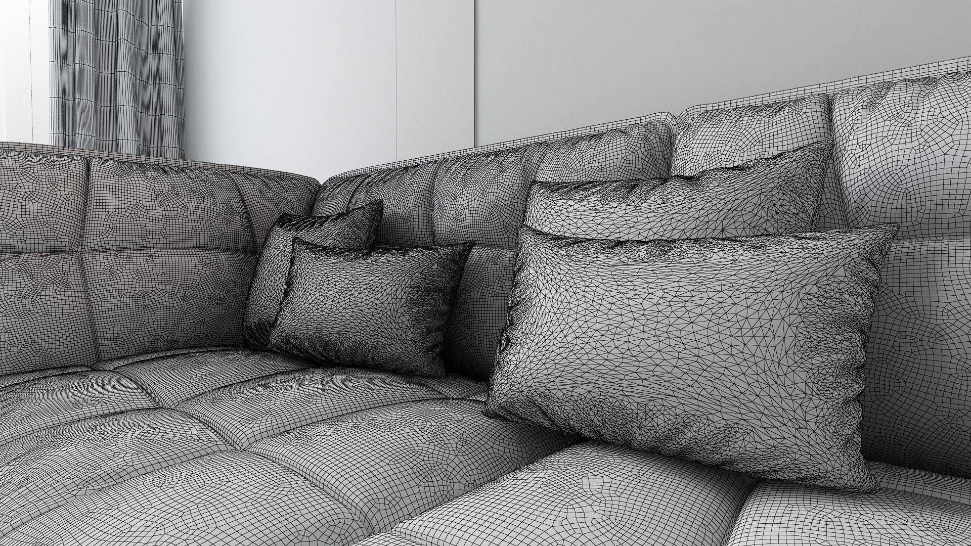 Living and Dining Room Combo Design 3D model_7