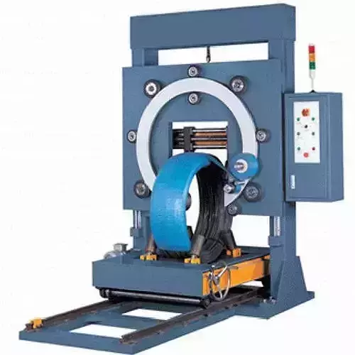 Horizontal Pipe Coil Wrapping Machine- Cable Wire Packing System