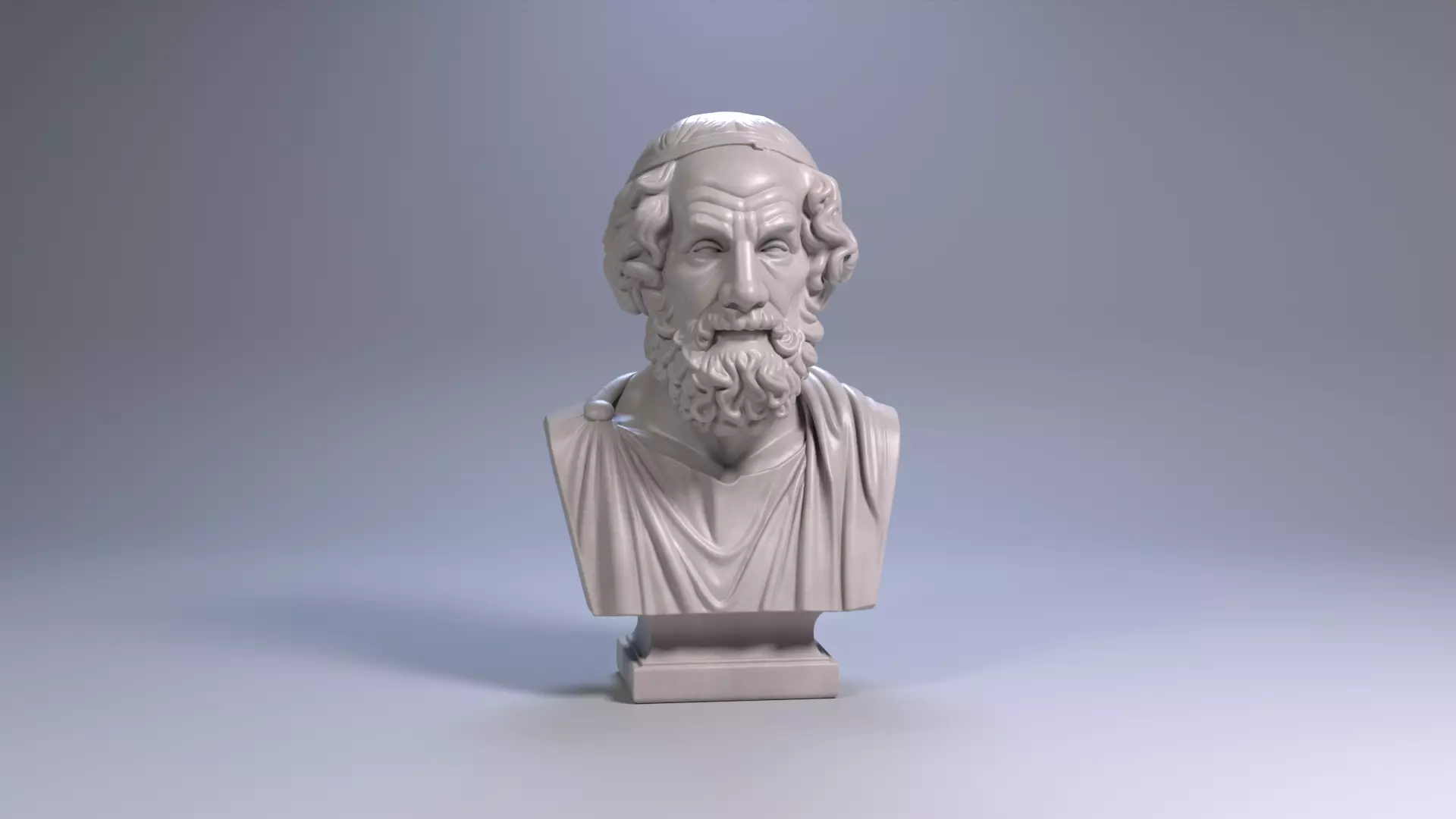 Homer Bust Sculpture 3D Print Model STL File Printable Bust 3D print model_23