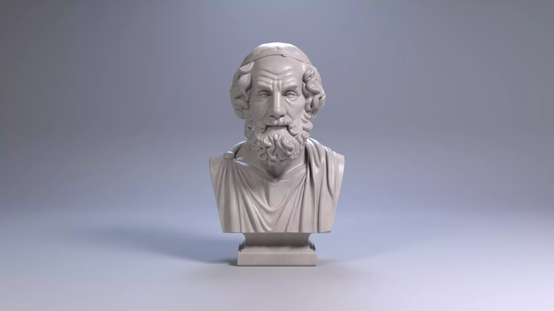 Homer Bust Sculpture 3D Print Model STL File Printable Bust 3D print model_24