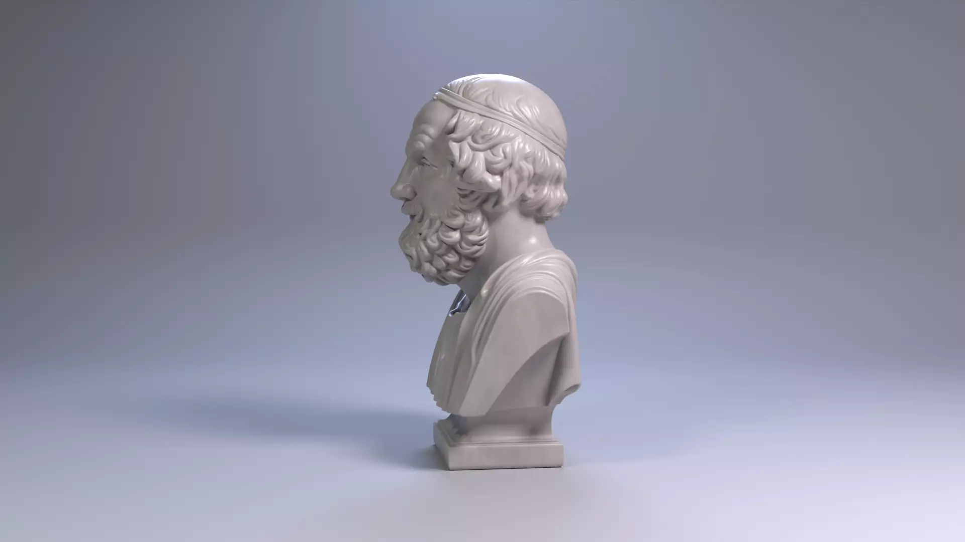 Homer Bust Sculpture 3D Print Model STL File Printable Bust 3D print model_16