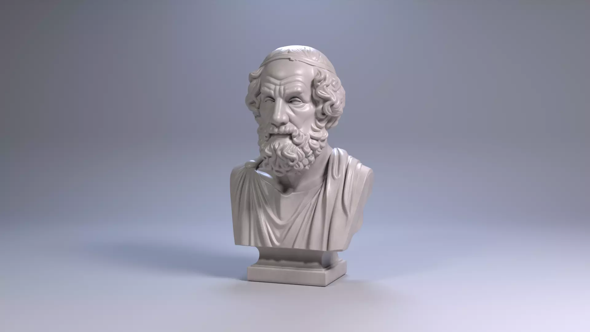 Homer Bust Sculpture 3D Print Model STL File Printable Bust 3D print model_13