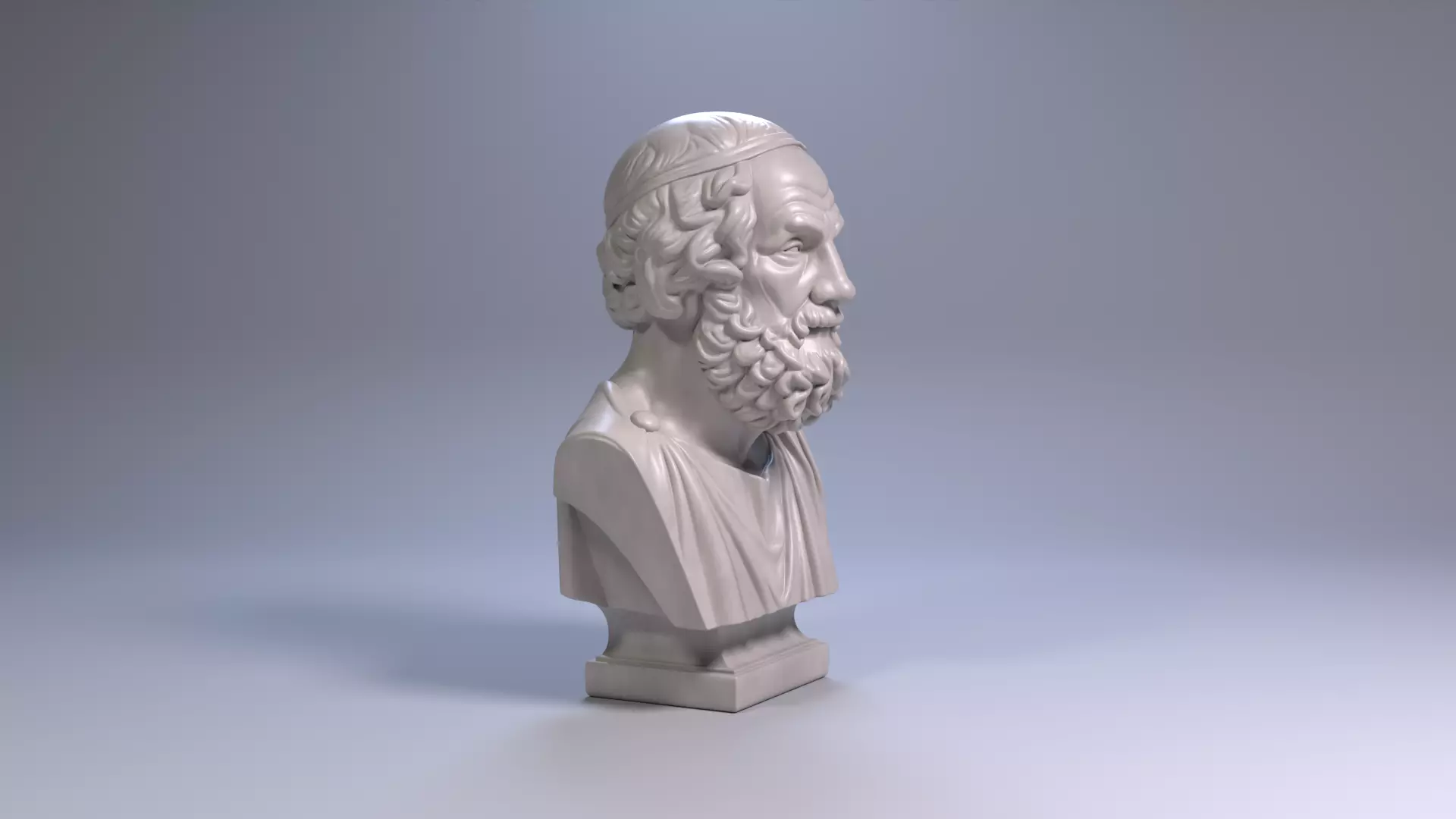 Homer Bust Sculpture 3D Print Model STL File Printable Bust 3D print model_21