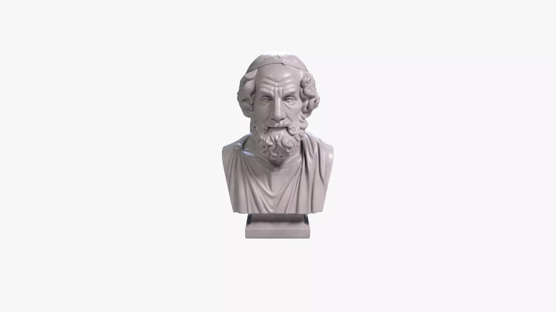 Homer Bust Sculpture 3D Print Model STL File Printable Bust 3D print model_0