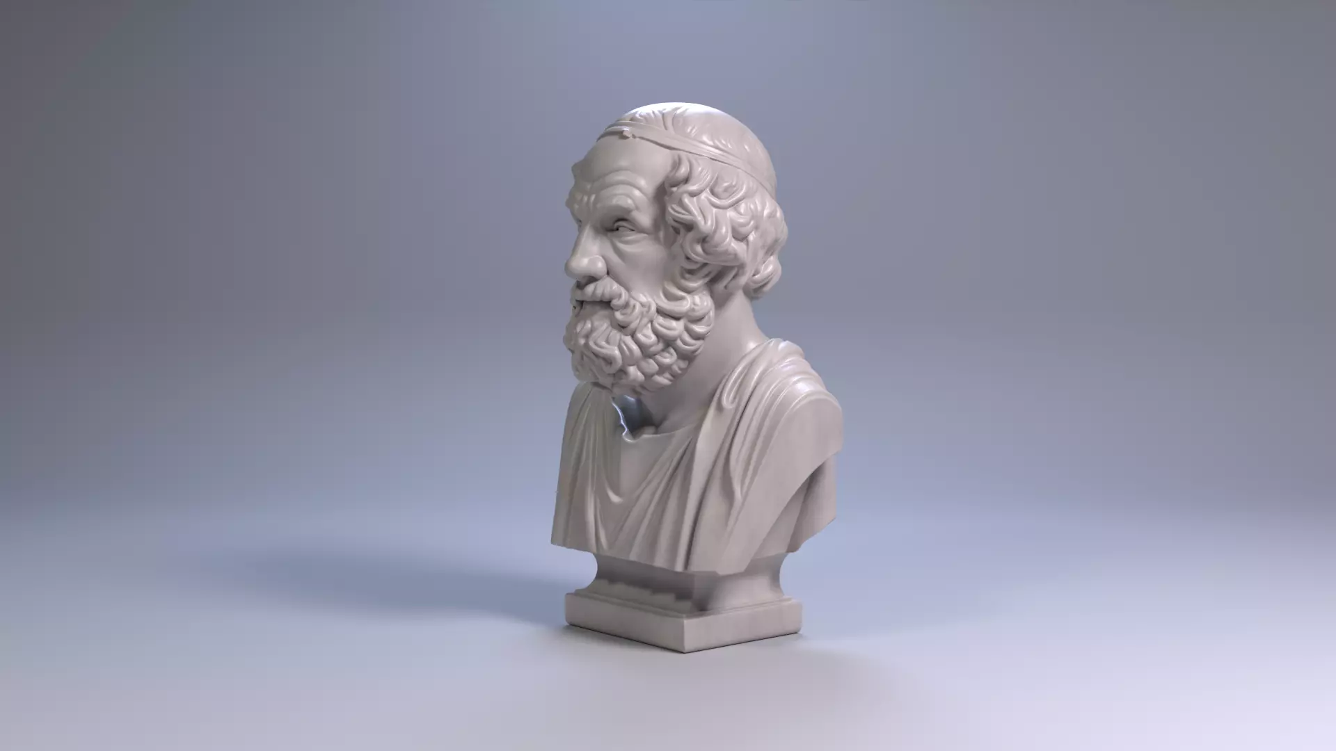 Homer Bust Sculpture 3D Print Model STL File Printable Bust 3D print model_15