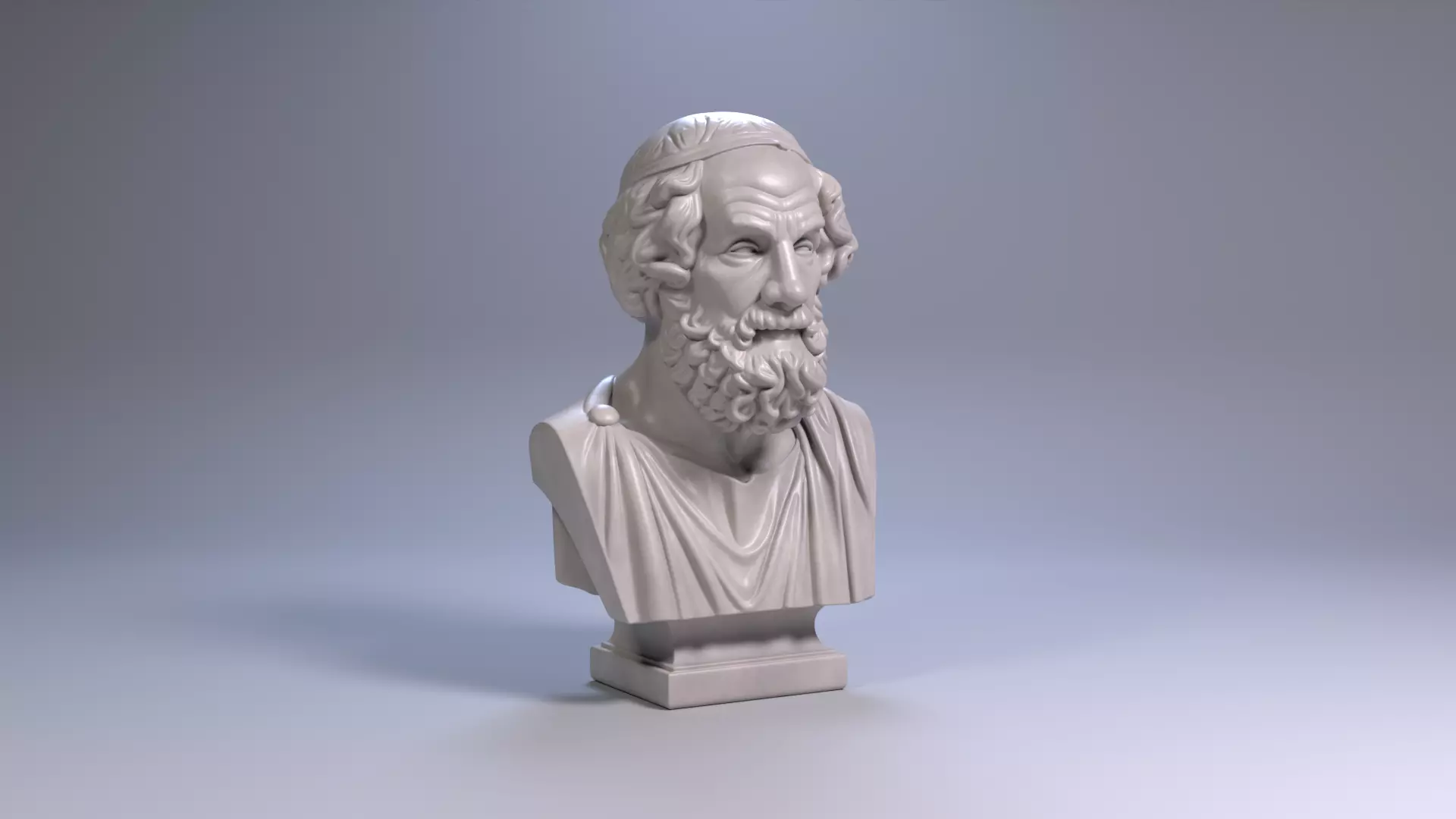 Homer Bust Sculpture 3D Print Model STL File Printable Bust 3D print model_22