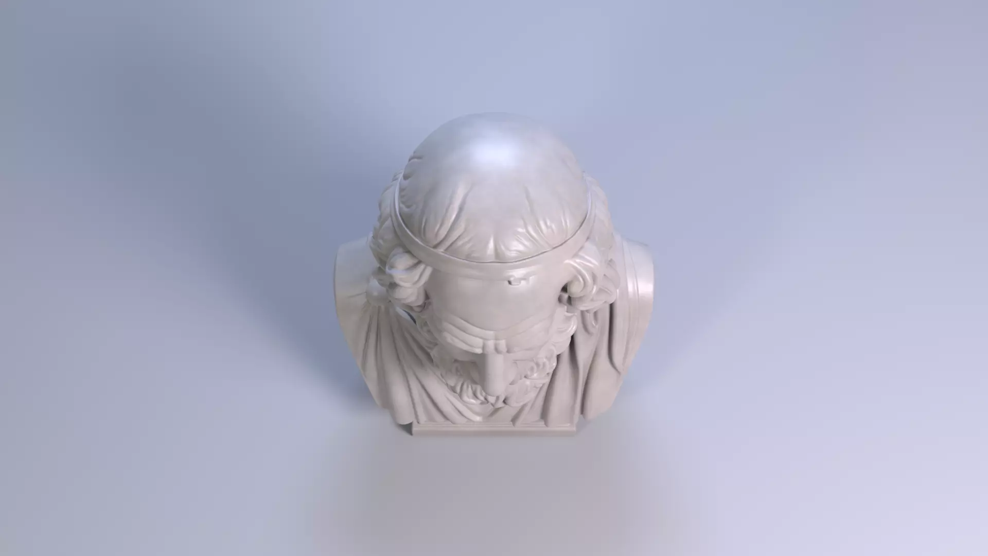 Homer Bust Sculpture 3D Print Model STL File Printable Bust 3D print model_8