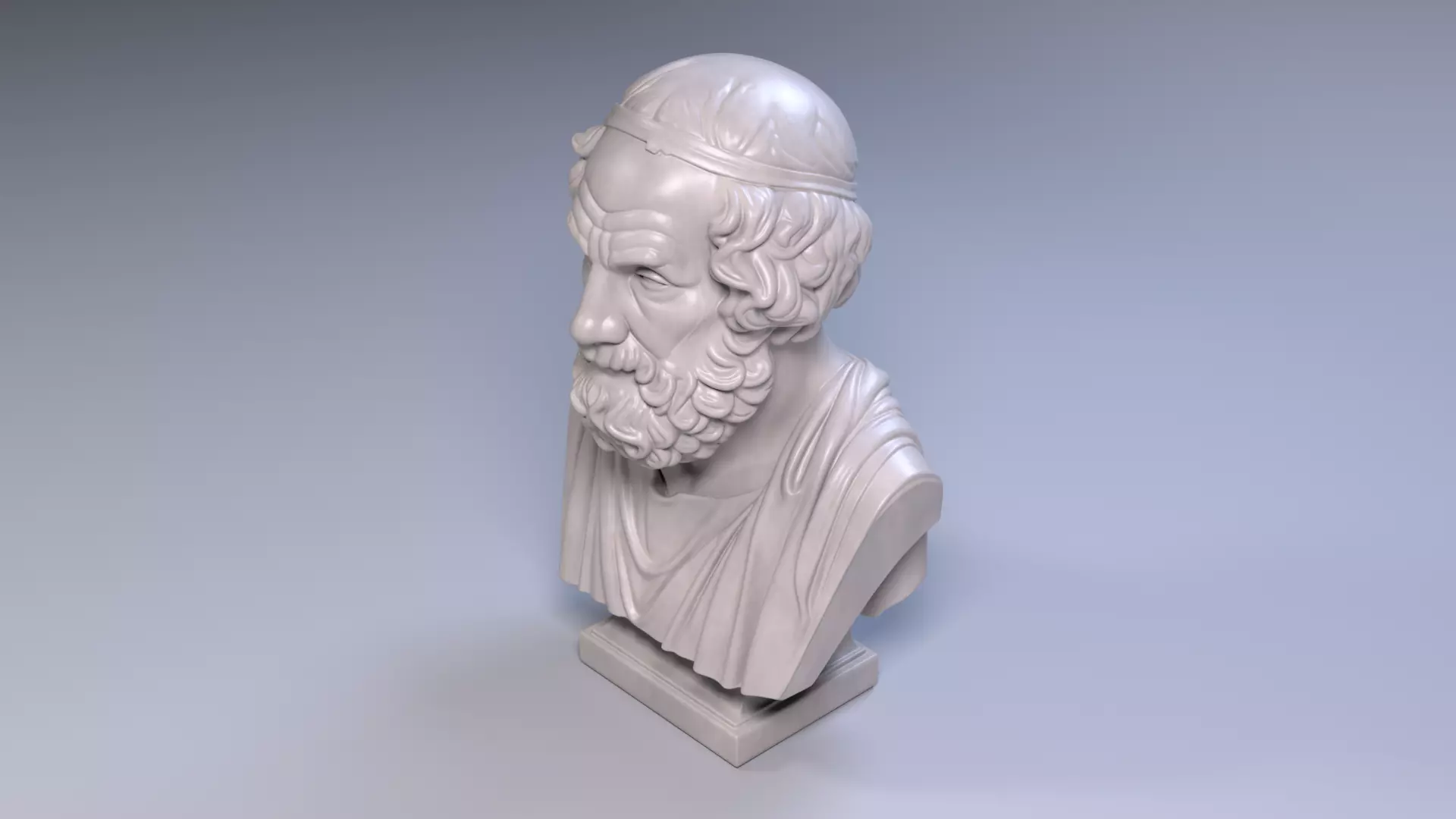 Homer Bust Sculpture 3D Print Model STL File Printable Bust 3D print model_6