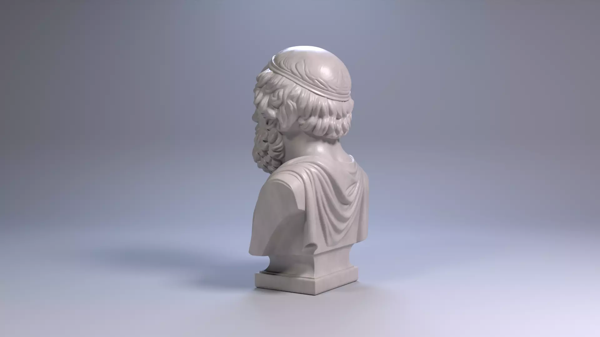 Homer Bust Sculpture 3D Print Model STL File Printable Bust 3D print model_17