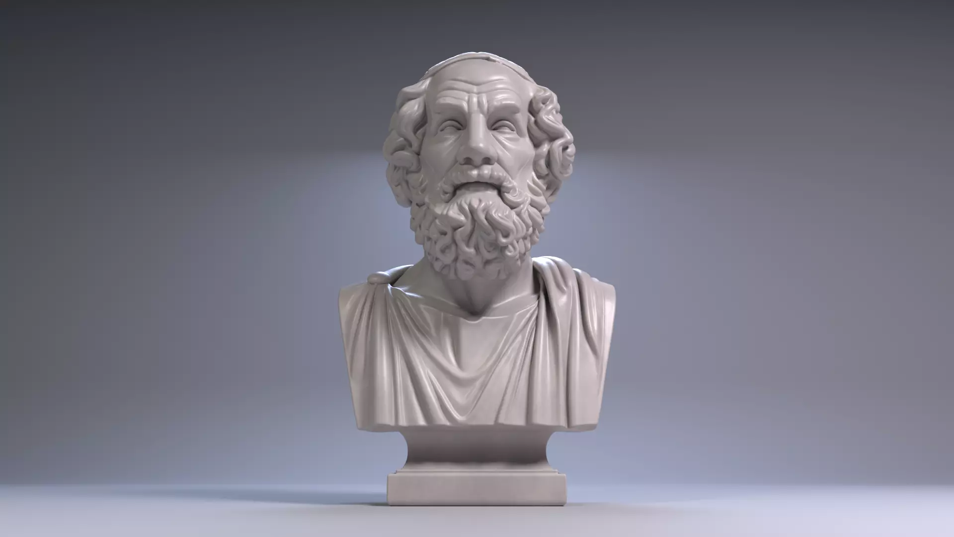 Homer Bust Sculpture 3D Print Model STL File Printable Bust 3D print model_7