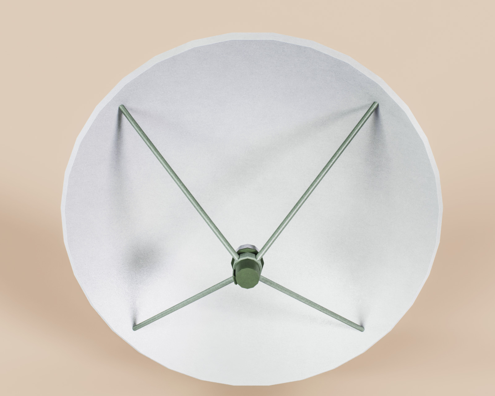 Big Satellite Dish Low-poly 3D model_2