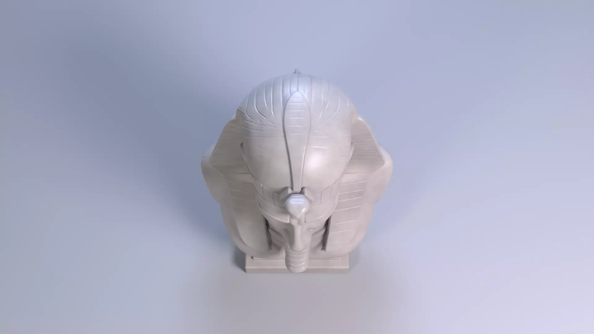 Ramses II Bust Sculpture 3D Print Model STL File Printable Bust 3D print model_8