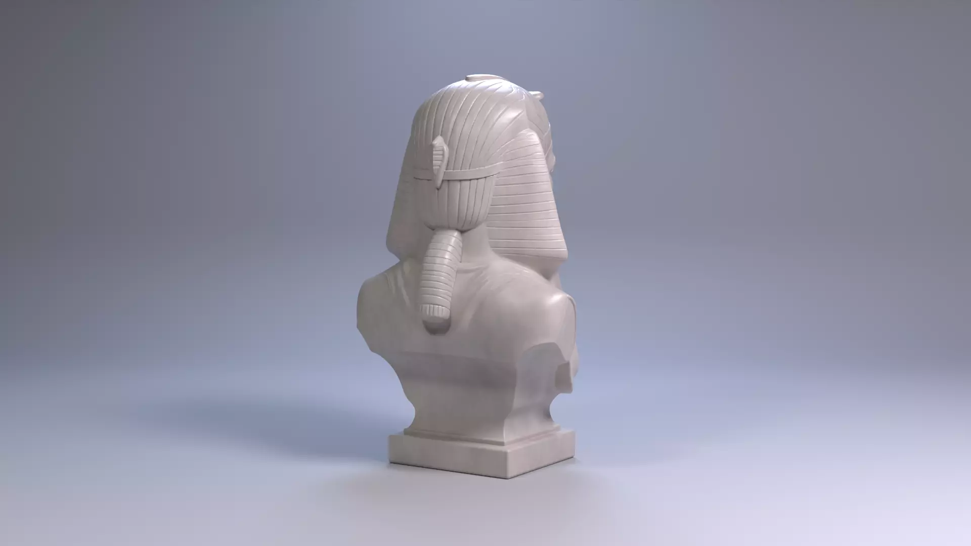 Ramses II Bust Sculpture 3D Print Model STL File Printable Bust 3D print model_19