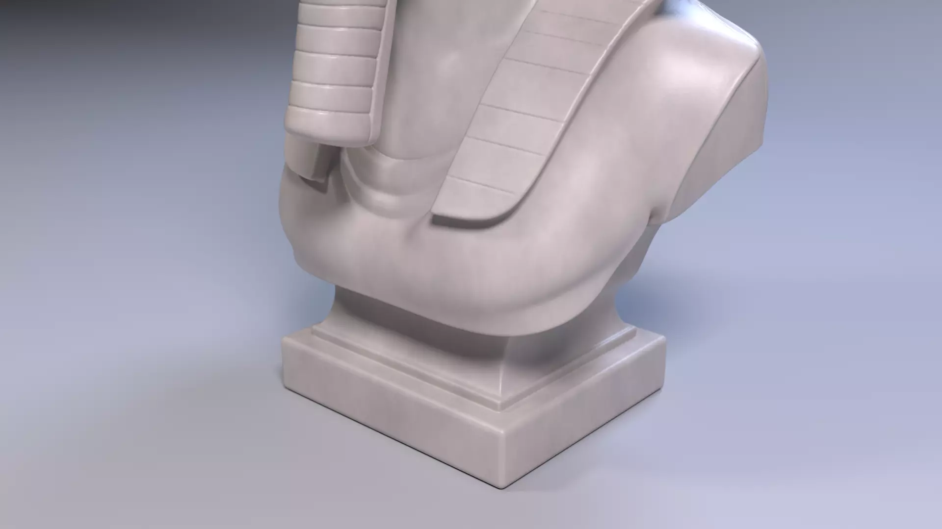 Ramses II Bust Sculpture 3D Print Model STL File Printable Bust 3D print model_10