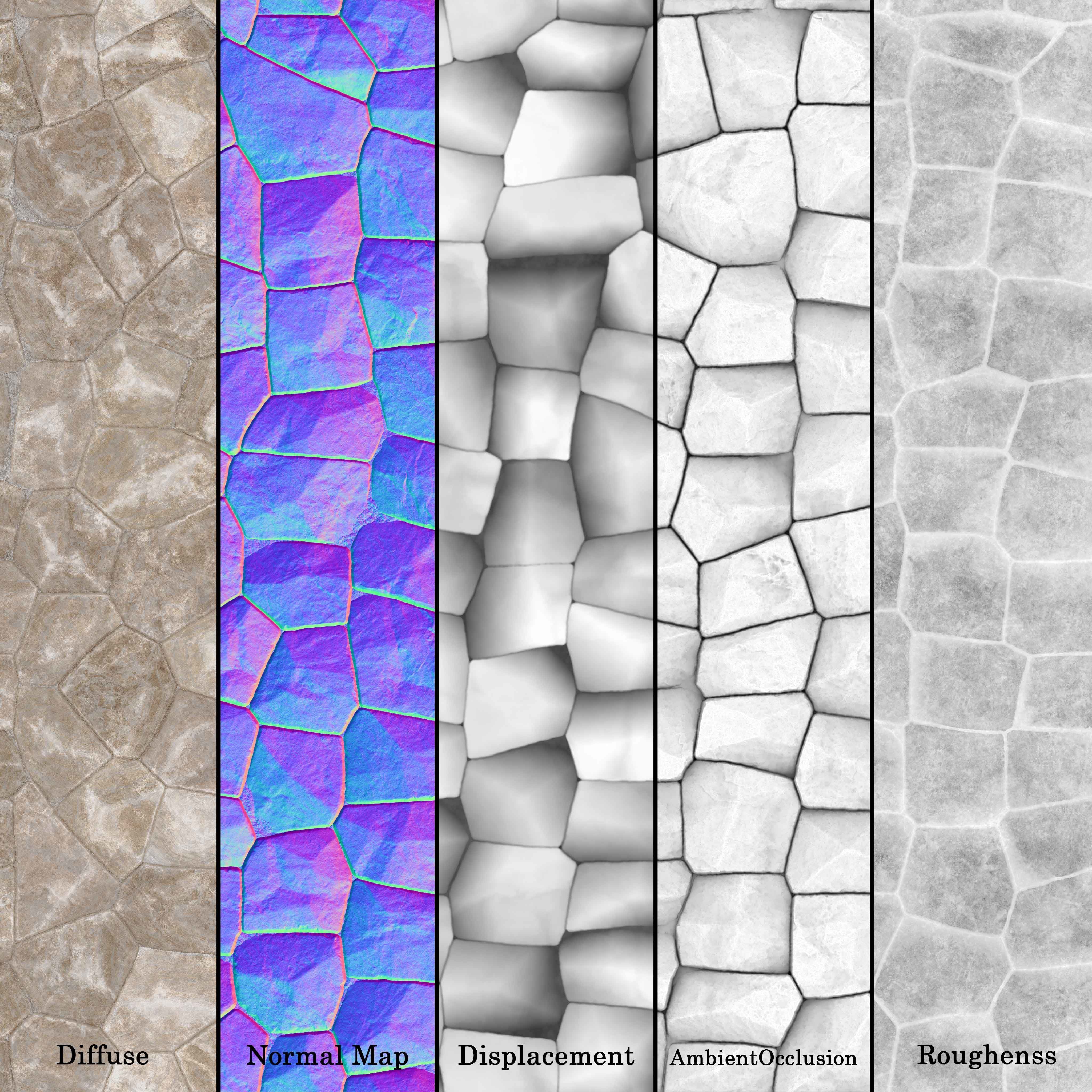 Stone Wall 31 - Seamless Texture_6