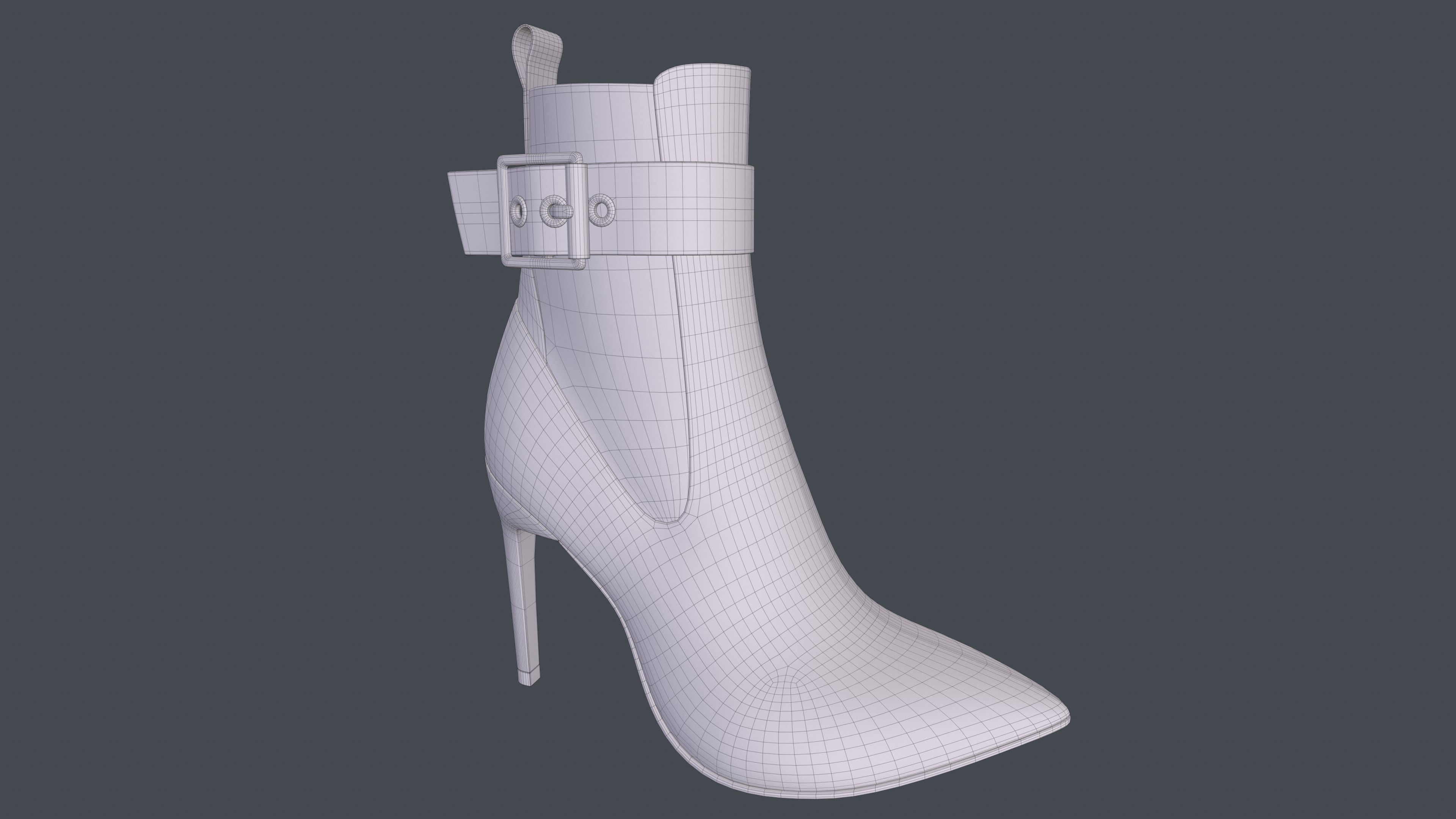 Women Shoes Ankle Boots 3D model_13