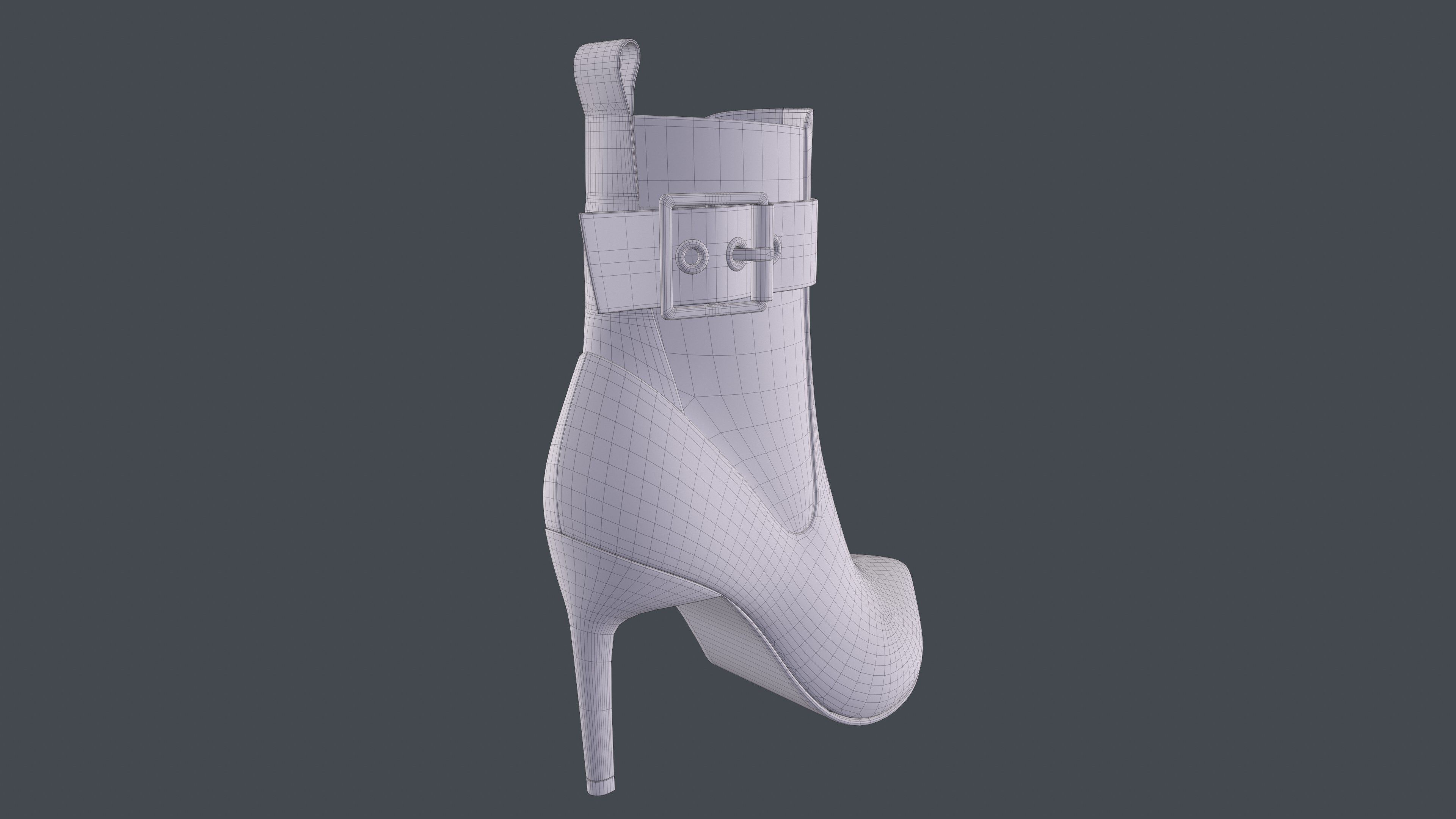 Women Shoes Ankle Boots 3D model_14