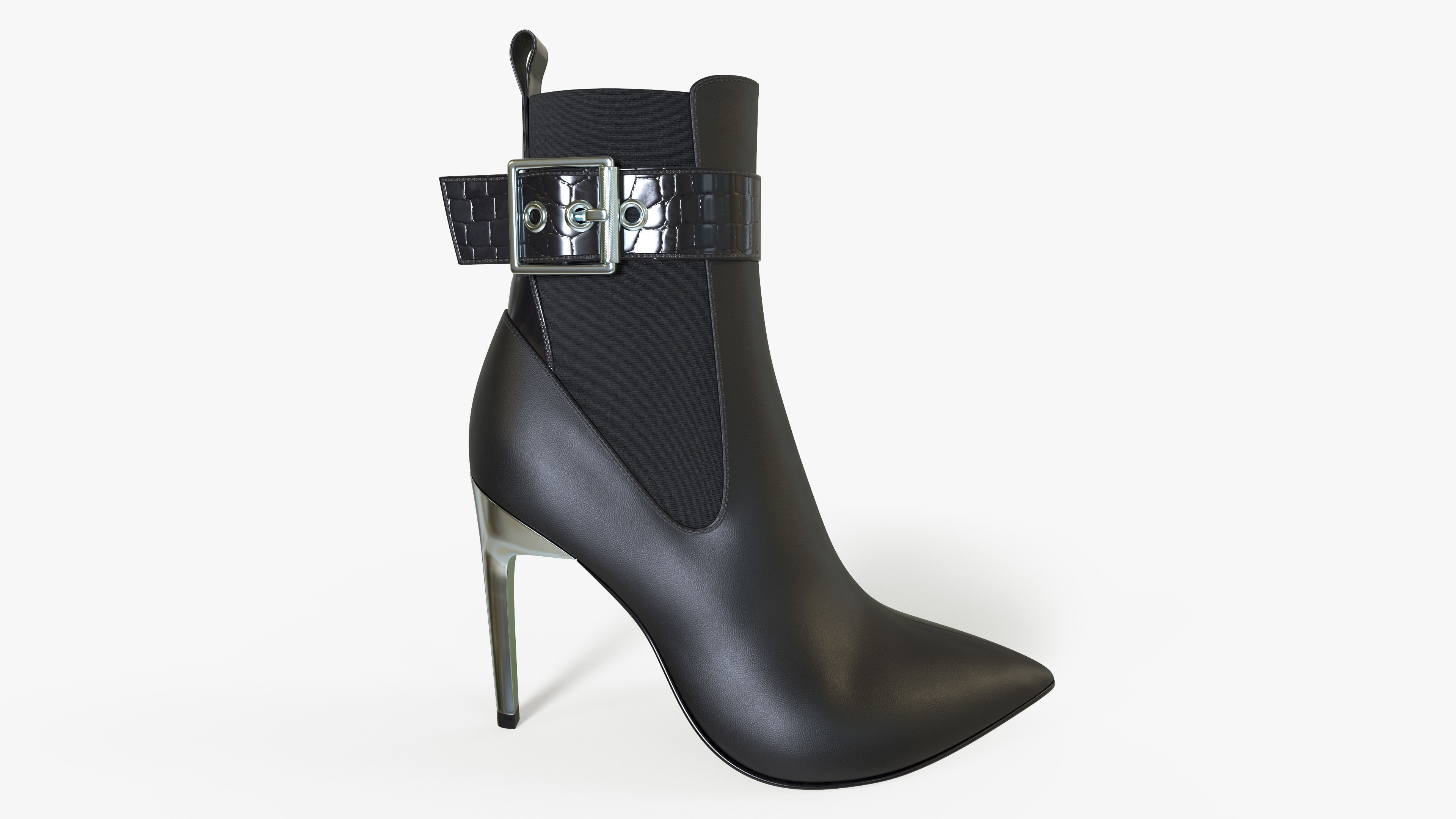 Women Shoes Ankle Boots 3D model_2