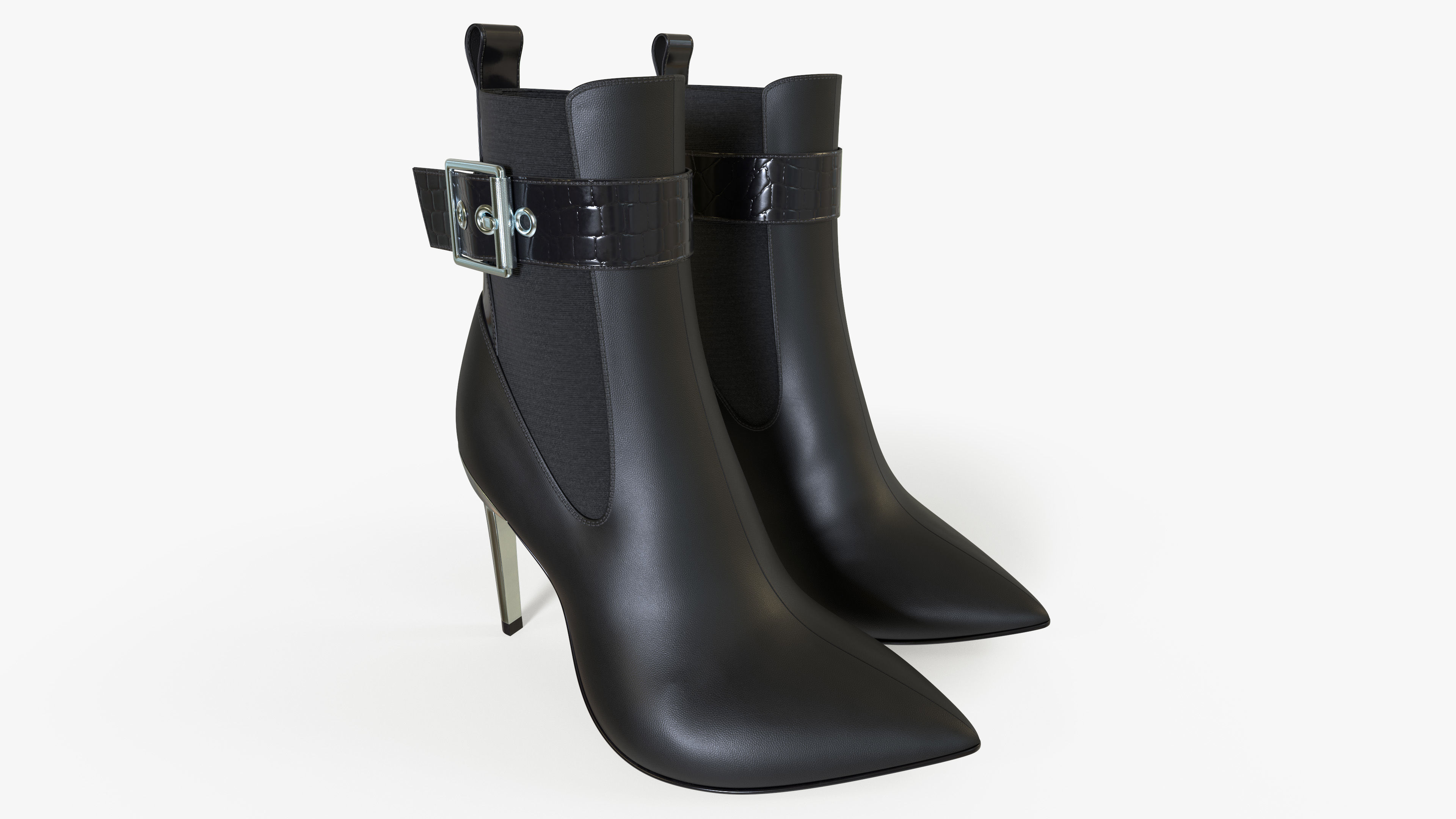Women Shoes Ankle Boots 3D model_7