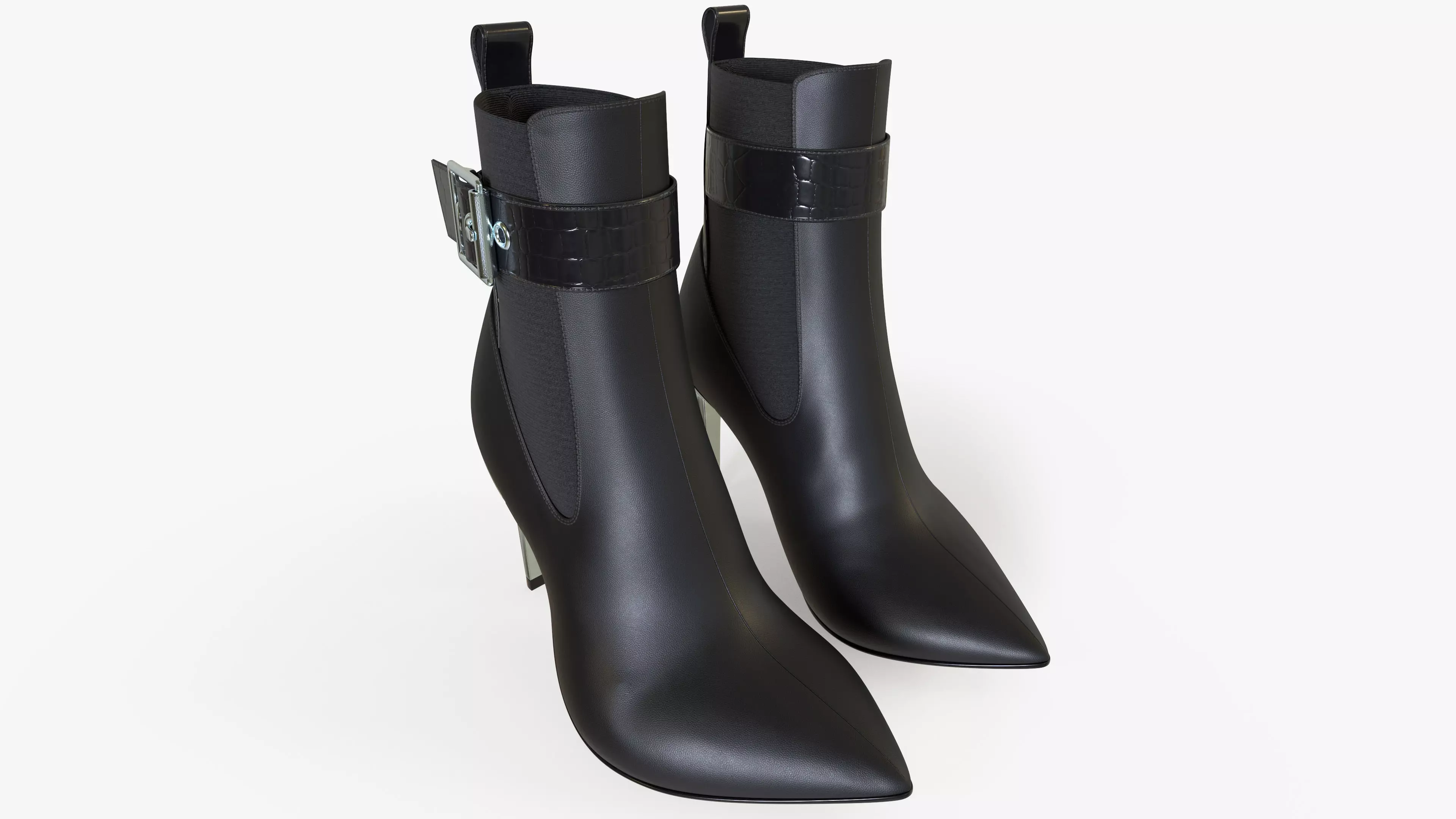 Women Shoes Ankle Boots 3D model_0