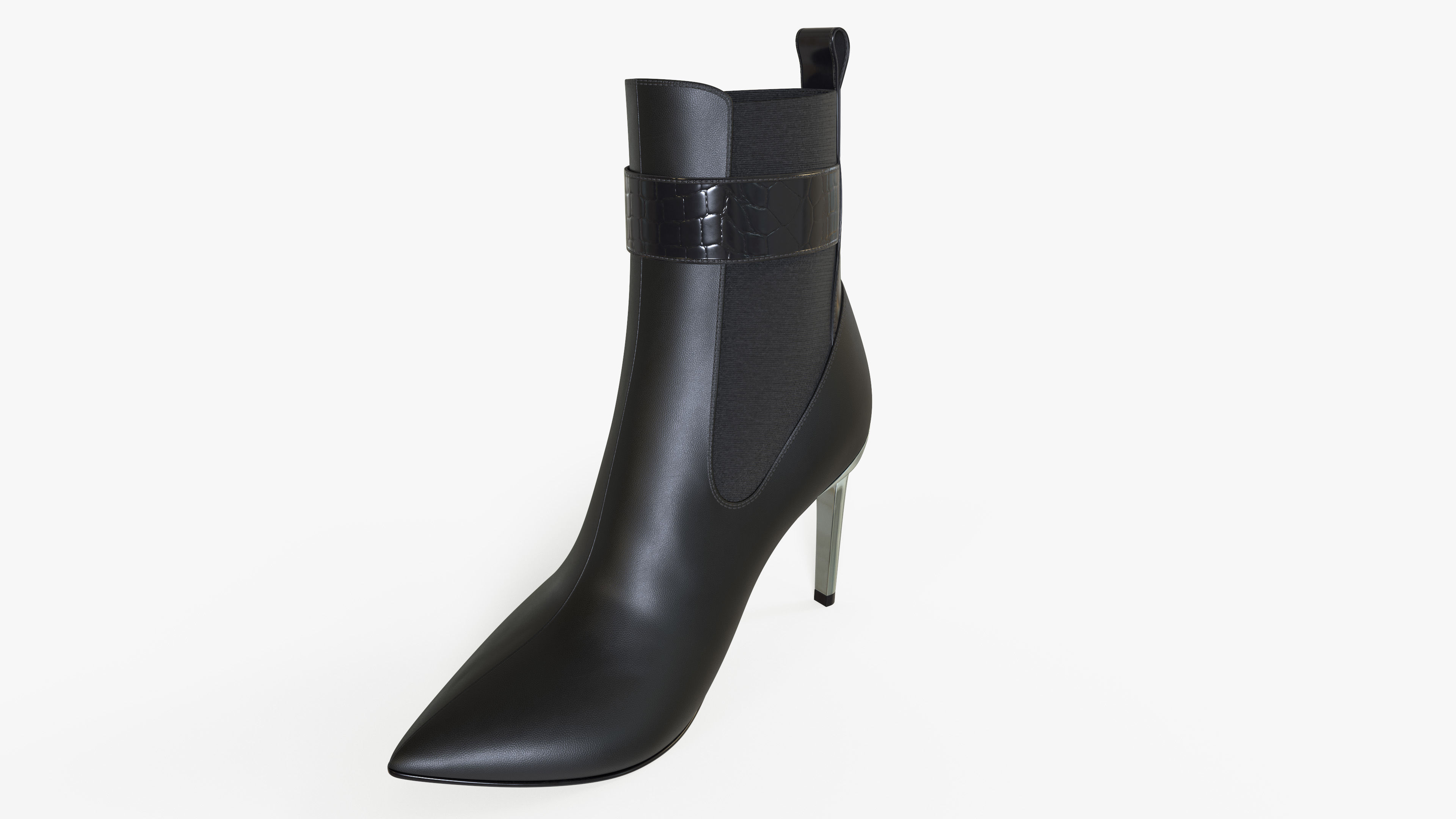 Women Shoes Ankle Boots 3D model_5