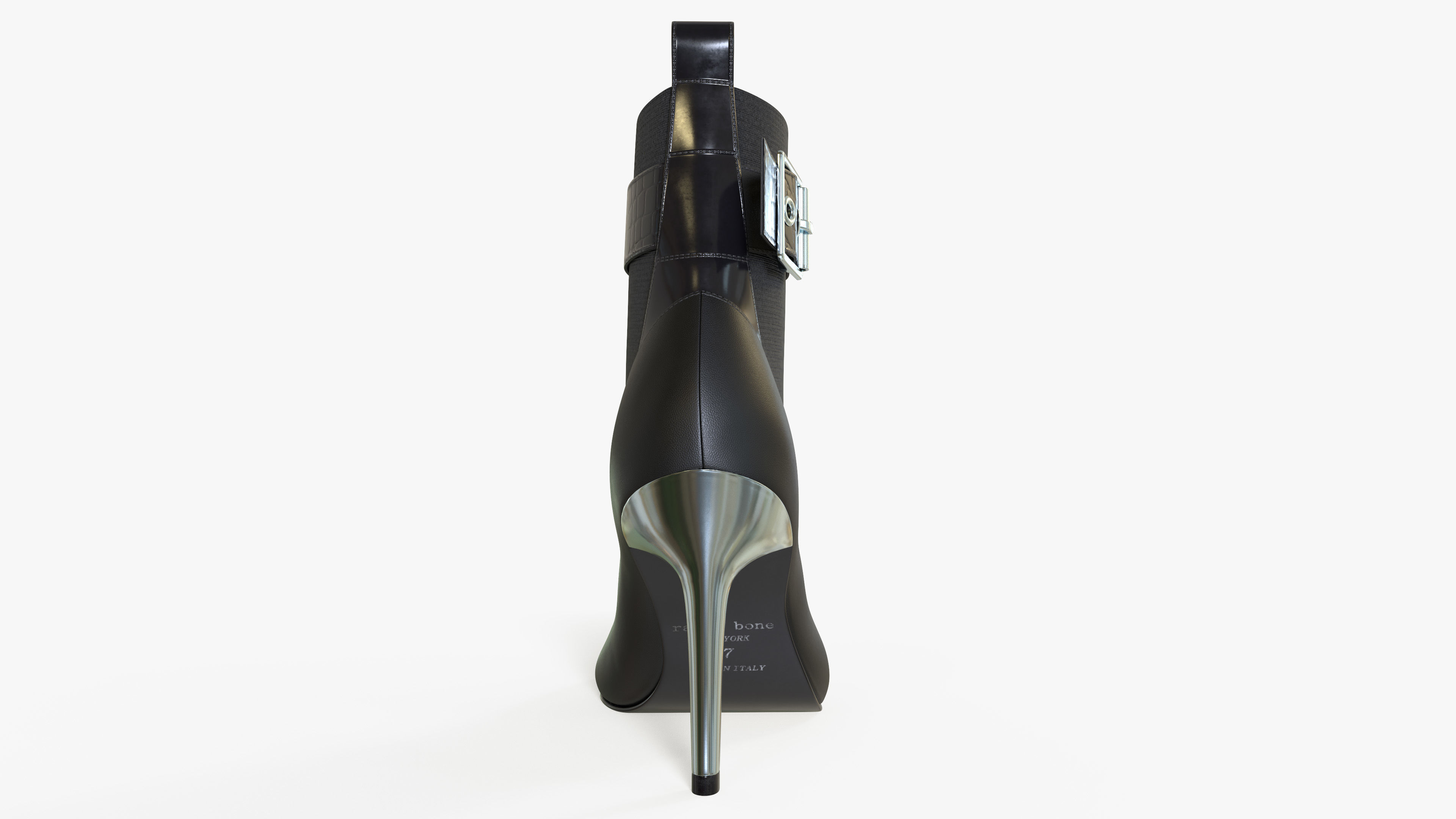 Women Shoes Ankle Boots 3D model_3