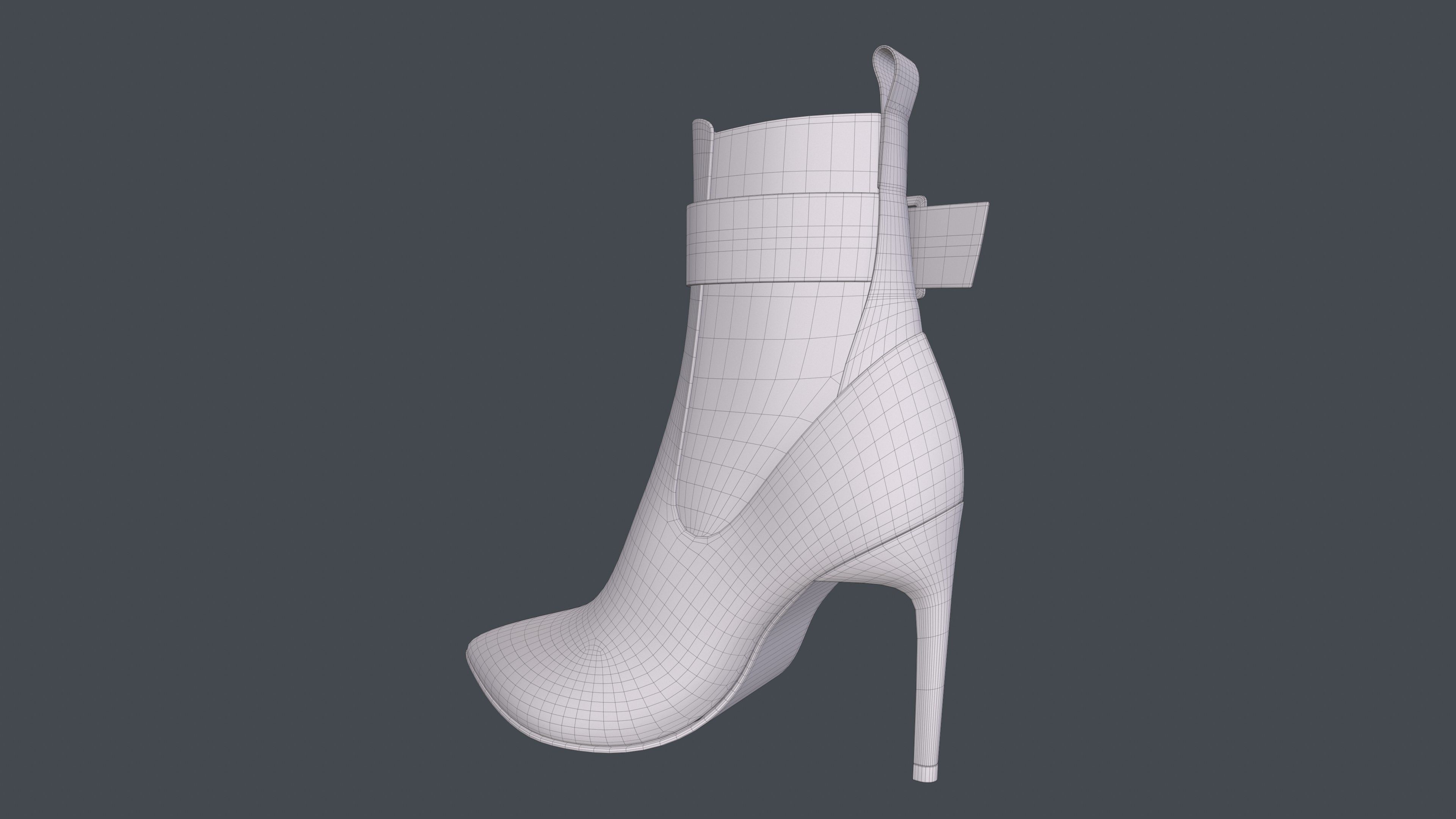Women Shoes Ankle Boots 3D model_16