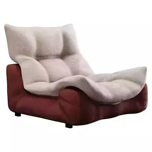 Bean Bag Low-poly 3D model
