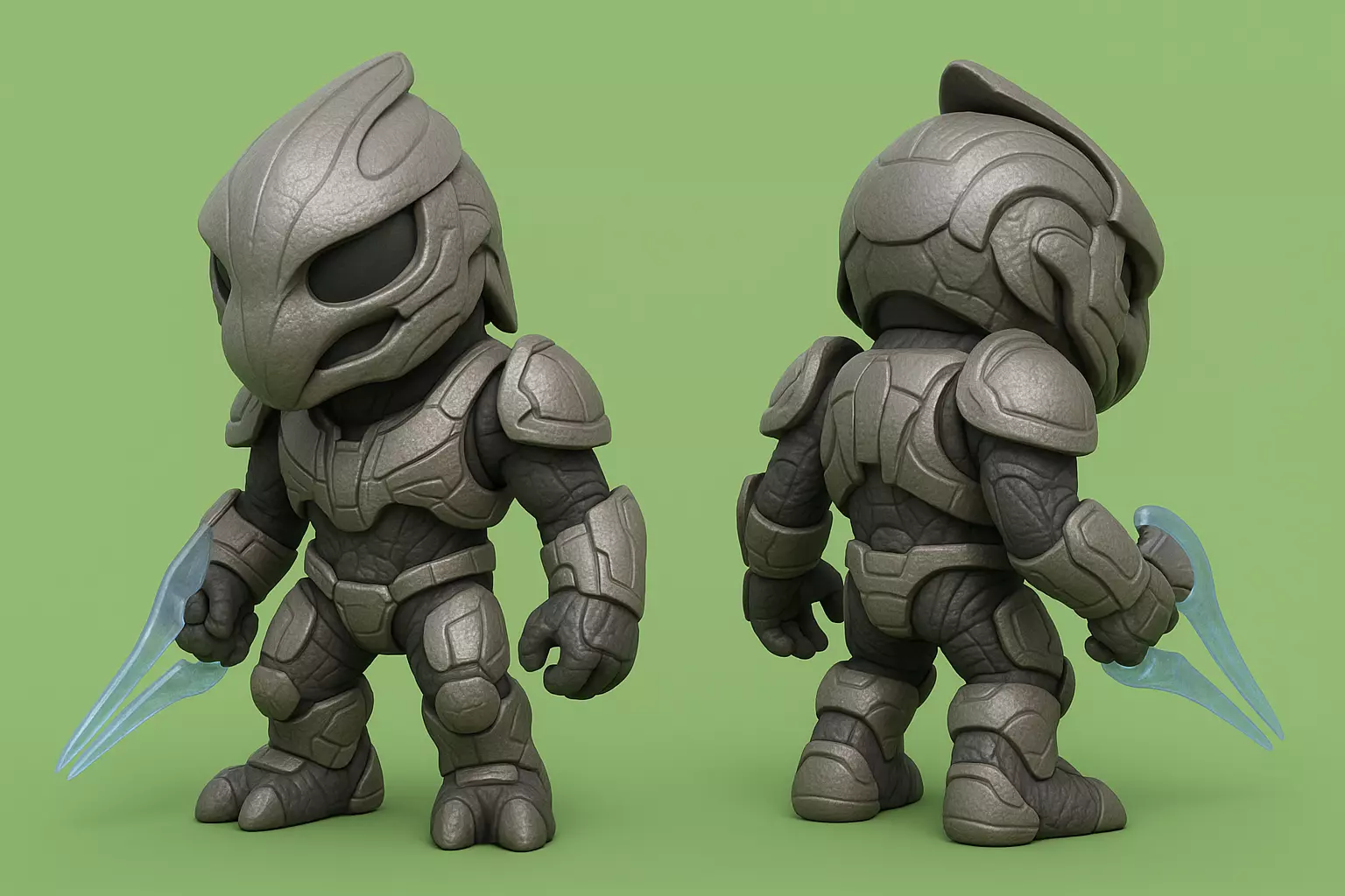Chibi Arbitro from game Halo 3D print model