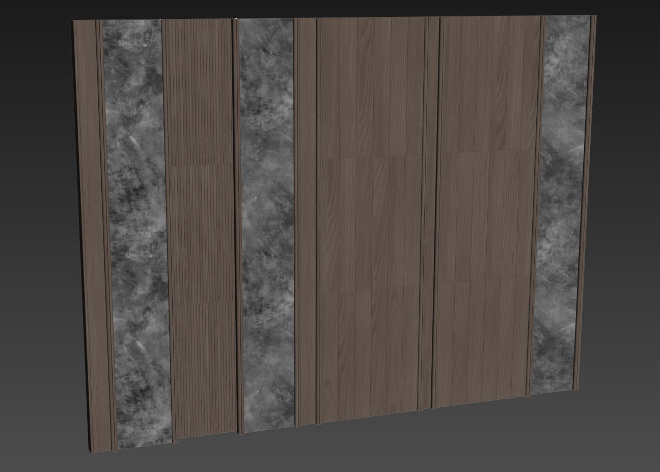 Decorative V62 Wall Panels 3D model_4