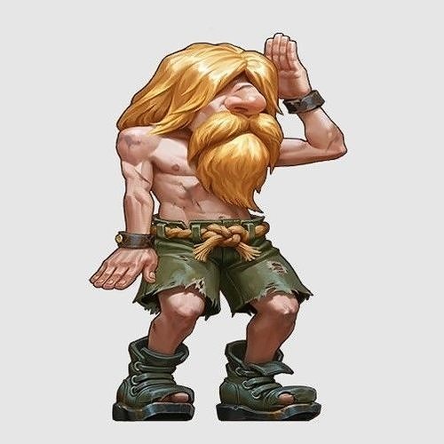 Hyntaro Ichimonji Hostage from game Metal Slug 3D print model