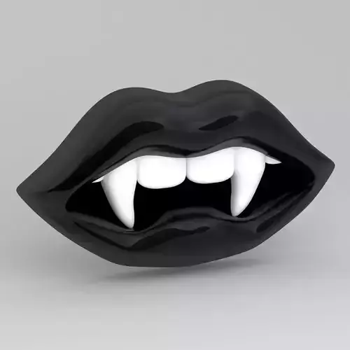 Vampire Black Lips 3D model