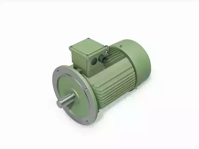 132S B5 IEC electric motor - 3D CAD model