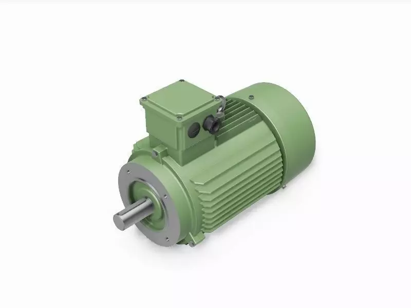 132S B14a IEC electric motor - 3D CAD model 3D model_0