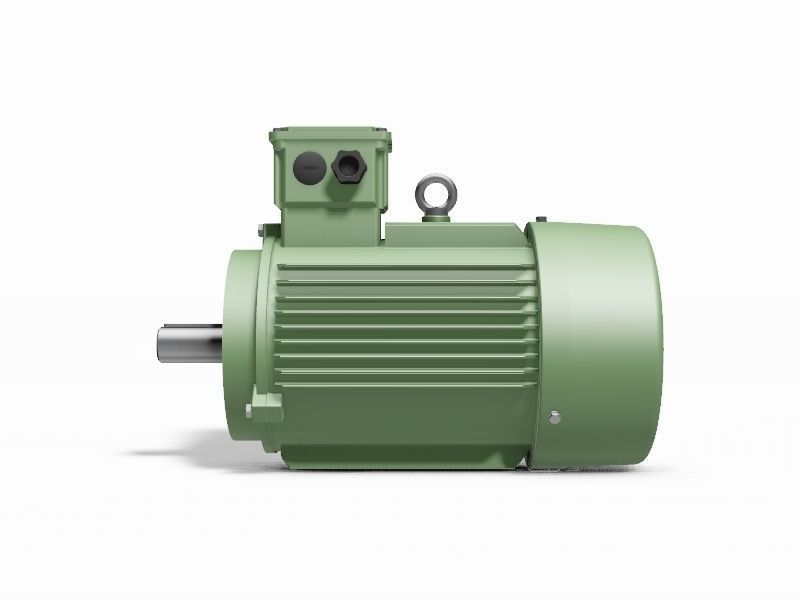 132S B14a IEC electric motor - 3D CAD model 3D model_2