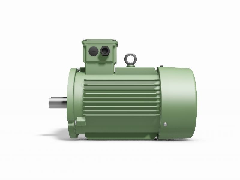 132S B14b IEC electric motor - 3D CAD model 3D model_2