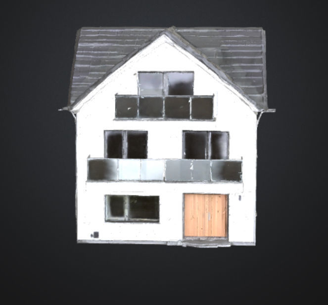 Modern twostory luxury villa FBX OBJ 3mf texture 3D model_6