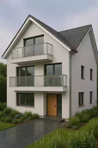 Modern twostory luxury villa  FBX OBJ 3mf texture