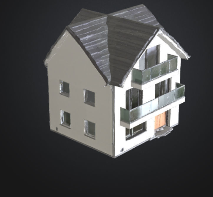 Modern twostory luxury villa FBX OBJ 3mf texture 3D model_5