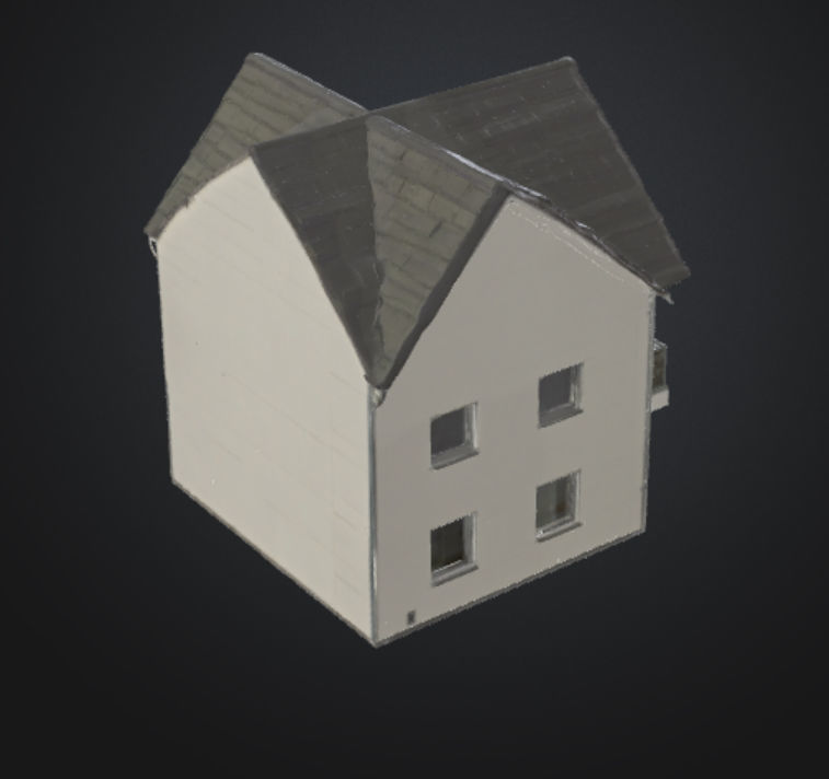 Modern twostory luxury villa FBX OBJ 3mf texture 3D model_4