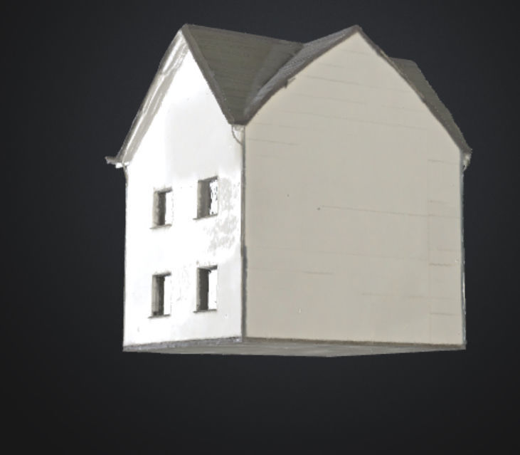 Modern twostory luxury villa FBX OBJ 3mf texture 3D model_8