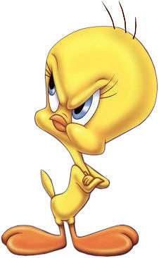 Tweety from Looney Tunes 3D print model