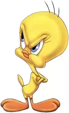 Tweety from Looney Tunes 3D print model